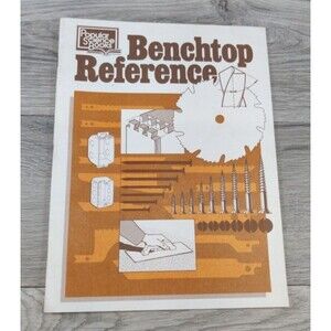 Popular Science 1987 Benchtop Reference Manual Vintage Woodworking Craft Project